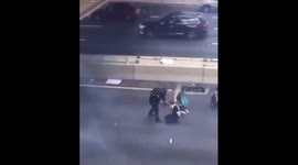 Police 'mace peaceful protestors in New York'