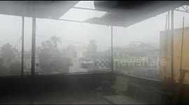 Cyclone has damaged most of the roof sheds of Kokan Coastals & Pen, Raigad