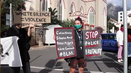 South Africans show solidarity with George Floyd and Black Lives Matter protests
