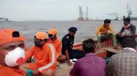 Evacuation process underway by National Disaster Response Force teams after cyclone Nisarga pounced upon coastal areas of western India