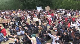 Thousands attend Black Lives Matter march in central London