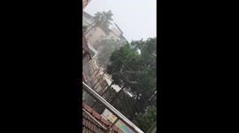 Nisarga Cyclone damages most of the roof tops... horrible