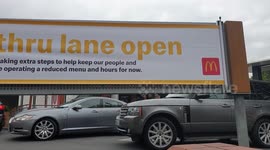 McDonald's Drive Thru Opens in North London