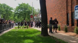 George Floyd's family arrives at memorial service in Minneapolis