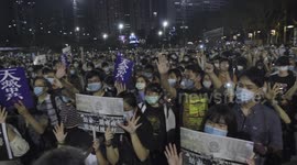 Memorial of Tiananmen Square Massacre in Hong Kong 04.06.2020 (2)