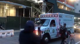 Ambulance driver cheering George Floyd protestors on June 4th on Flatbush Ave in Brooklyn, NY #blacklivesmatternyc #nycprotest https://t.co/0vyfPleZ0p
