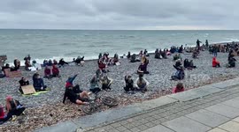 Hundreds gather on beach in Wales in support of Black Lives Matter movement