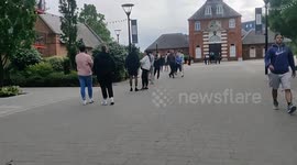 'Crazy queues!' Londoners line up around the block for fish and chips van as lockdown lifts