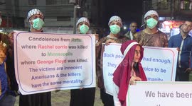 Protesters in Gaza Strip rally against killing of George Floyd