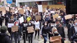 Thousands take part in Black Lives Matter march in Manchester