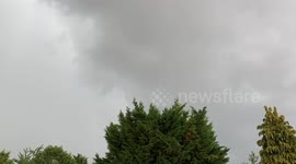 UK Lightning & Hailstones Storm