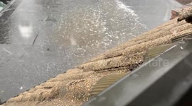 Hailstones Hitting the Roof