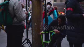 BLM protest organisers pack up speaker, Melbourne