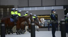 Police at BLM protest, Melbourne