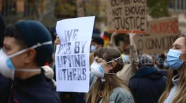 BLM protesters, Melbourne