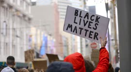 BLM sign, Melbourne