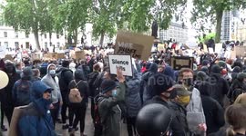 Thousands joined Black Lives Matter protest in Parliament Square in London