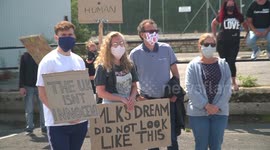 Hundreds of protesters join BLM march in Dorset