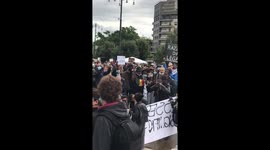 Black Lives Matter protest in Milan