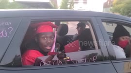 High-school Graduation After a Protest Disperse