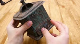 Incredibly satisfying restoration of coffee machine from 1900