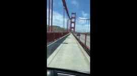 US steelworker captures eerie whistling noise made by handrails on Golden Gate Bridge