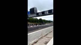 Black Lives Matter protesters bring UK motorway to standstill