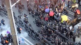 Seattle police attack peaceful protesters