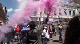 Thousands of Ecuadorians protest against government's handling of coronavirus crisis