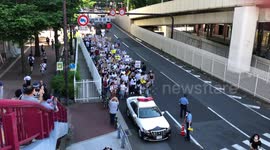 Black Lives Matter march Osaka, Japan 07/06/2020
