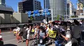 Black Lives Matter march in Osaka, Japan 07/06/2020
