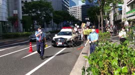 Black Lives Matter march Osaka, Japan 07/06/2020