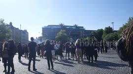 Black Lives Matter Peaceful Demonstration Takes Place in Sweden