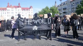 Black Lives Matter Peaceful Demonstration Takes Place in Sweden
