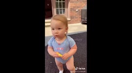 US baby refuses cuddles after learning the word 'no'