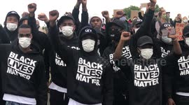 Over 10,000 protesters join peaceful Black Lives Matter rally in Amsterdam