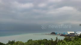 Timelapse of of storm approaching Goderich, Canada