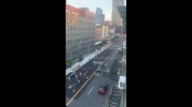 Thousands of cyclists take over New York City streets in solidarity protest ride