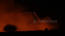 Tucson Fire Department Battling Huge Blaze at Landfill