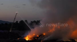 Fire at Speedway Recycling and Landfill Facility dump, Tucson, Arizona