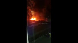 Fire in Harpurhey Manchester