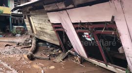 Devastating flash floods in Indonesia leave one person dead