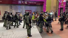 Hong Kong police arrest legislator Ted Hui during Causeway Bay protest anniversary