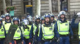 Tension on streets of London on sidelines of Black Lives Matter protest
