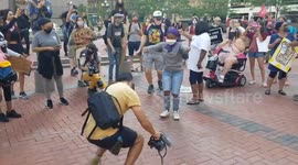 Protestors Take Dance Break