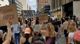 Huge Crowd Continues Minneapolis Protests