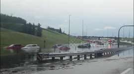 Flash flooding hits Calgary in Canada after tornadoes touch down