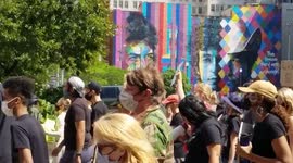 Thousands of BLM protesters march through Minneapolis