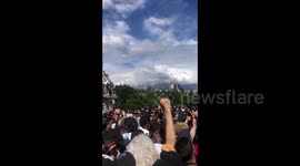 Black lives matter manifestation in Paris