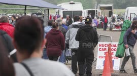 100s visit car boot sale as UK relaxes coronavirus lockdown rules on retail stores and outdoor markets.